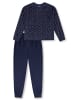 Schiesser Schlafanzug Nightwear in Dunkelblau