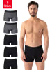 Barrio 13 5er Pack: Boxershorts in Schwarz/Anthrazit