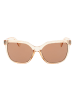 Serengeti Frauen Sonnenbrille Rechtwinklig Beige