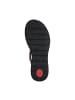 Tamaris Comfort-Ledersandalen Schwarz