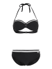 LASCANA Bügel-Bandeau-Bikini in schwarz