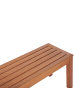 Beliani Gartenbank MONSANO in Braun - (W) 170 x (H) 45 x (L) 35 cm