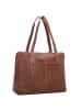 The Chesterfield Brand Wax Pull Up Schultertasche Leder 37 cm Laptopfach in cognac