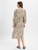 MOSS COPENHAGEN Kleid ALYONA VLORA in beige anthrazit - 0001