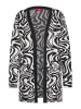 Swirly Damen Cardigan in WOLLWEISS SCHWARZ