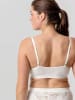 Erlich Textil  Clara Bralette - verstellbare Träger, Clara Bralette mit Spitze aus Modal - verstellbare Träger in ecru