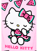 Hello Kitty Badetuch 70x140 Kinder Strandtuch Mädchen in Rosa