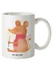 Mr. & Mrs. Panda XL Tasse Maus Weihnachten ohne Spruch in Weiß