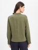 Marie Lund Leinenbluse Emma in oliv - 0008