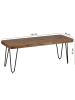 KADIMA DESIGN Esszimmer BAGLI Sitzbank Massiv-Holz 180 x 45 x 40 cm in Massivholz