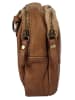 Samantha Look Umhängetasche echt Leder in cognac