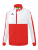 erima Unisex Erwachsene Six Wings Worker Jacke, Trainingsjacke in rot/weiss