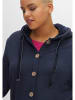 sheego by Joe Browns Sweatshirtjacke in nachtblau