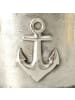 Boltze Maritimer Weinkühler ANKER Silber Aluminium
