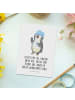 Mr. & Mrs. Panda Wanddeko Pinguin Duschen mit Spruch in Weiß