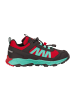 Trollkids Wanderschuh Hiker Low Tronfjell in red clay/mystic blue/