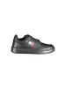 Tommy Hilfiger Schwarze Leder-Sneaker