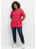 sheego T-Shirt in magenta