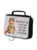 Mr. & Mrs. Panda Organizer Otter Blumenstrauß mit Spruch in Grau Pastell