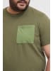 BLEND T-Shirt BHBenedikt Big & Tall in Grün