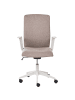 Beliani Bürostuhl CAPTAIN in Braun/Weiß - (W) 62 x (H) 100 x (L) 58 cm