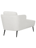 Beliani Chaiselongue ARTHEZE in Weiß/Schwarz - (W) 148 x (H) 70 x (L) 64 cm