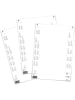Durable Einsteckschild für Logistiktasche 297x74mm weiß Beutel Packung mit 40 ...