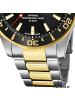 Jaguar Analog-Armbanduhr Jaguar Pro Diver silber, gold groß (ca. 43,5mm)