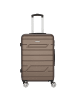 Nowi Bergamo 4 Rollen Trolley 65 cm bronze