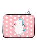 Mr. & Mrs. Panda Federtasche Einhorn Fitness ohne Spruch in Rot Pastell