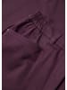 GOLDNER Leichte Baumwoll-Hose ANNA in aubergine