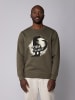 wat? Apparel Sweatshirt Opasaurus in Khaki