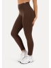 SMILODOX Leggings Timea Scrunch in Braun