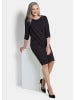 GOLDNER Etuikleid Jerseykleid mit Krepp-Qualität in schwarz