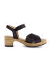 Gabor Plateau Sandalen in schwarz