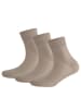 Sympatico Kurzsocken 3er-Pack S30101 in beige (996)