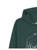 wat? Apparel Sweatshirt Wanderlust at night in Glazed Green