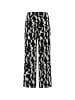 DreiMaster Klassik Damen Stoffhose in Schwarz Weiss