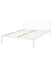 Beliani Doppelbett CUSSET in Weiß - (W) 167 x (H) 86 x (L) 209 cm