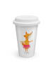 Mr. & Mrs. Panda To Go Becher Fuchs Ballerina ohne Spruch in Weiß