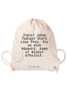 Mr. & Mrs. Panda Gym Bag Hinter jedem Rentner steht... mit Spruch in Creme