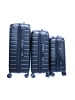 Almina 3 Tlg. Reisekoffer- Set mit 4 Räder 360° drehbar, Hartschale in Blau