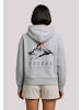 F4NT4STIC Hoodie Escape Discover the World Mountain in grau meliert