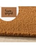 relaxdays Fußmatte in Natur/ Schwarz - (B)60 x (T)40 cm