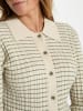 DESIRES Strickjacke in Oil Green Stripe