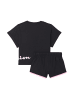 Champion Set 'T-Shirt und Shorts' in schwarz