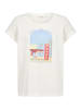 Cream T-shirt CRRigga Loose fit in Blue Yellow Motel