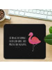 Mr. & Mrs. Panda Mousepad Flamingo Classic mit Spruch in Schwarz