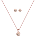 Elli Schmuckset 925 Rosegold in Rosa