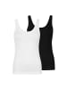 SNOCKS Tank Top aus Bio-Baumwolle in Schwarz-Weiß